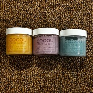 Cocou Body Scrub Trio ft. Coco Colada, Sweet Paradise, and Ocean Breeze